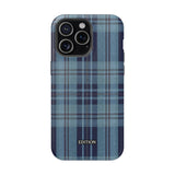 Navy Plaid Case