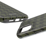 Army Green Houndstooth Case