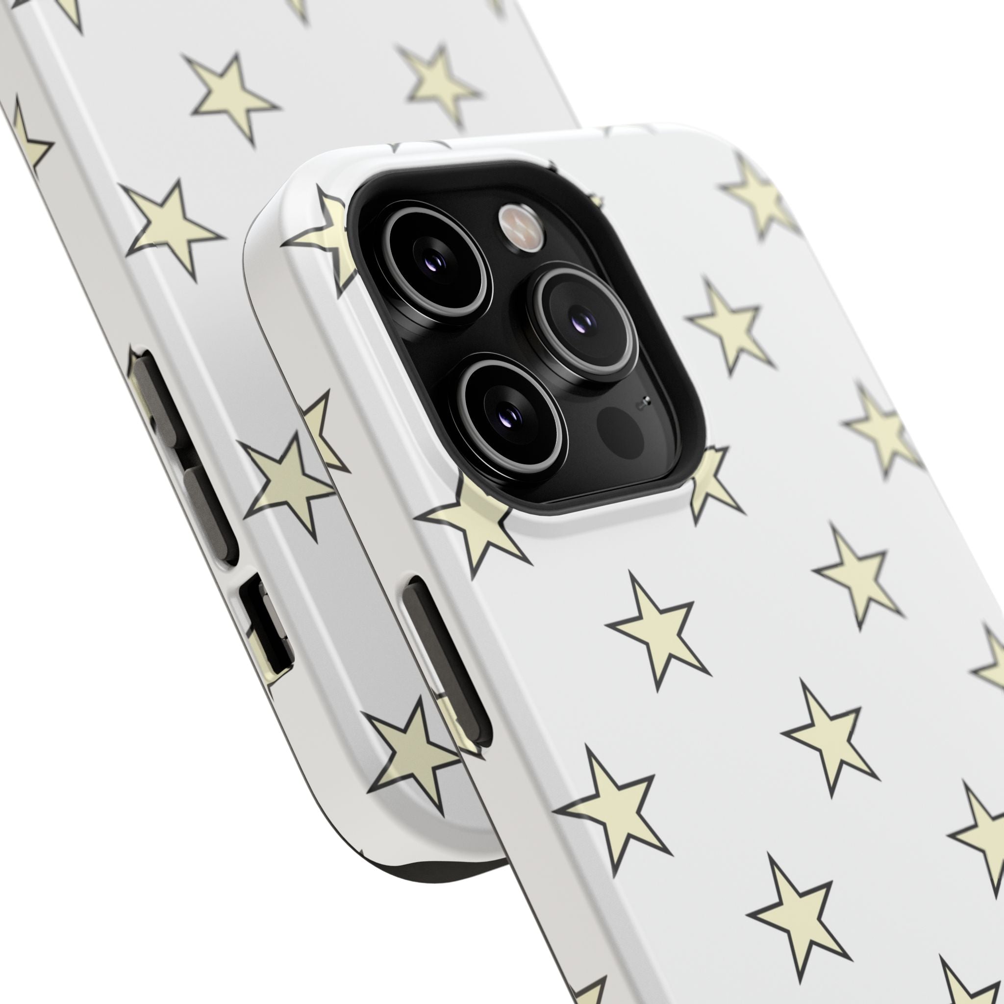 Yellow and White Star Case