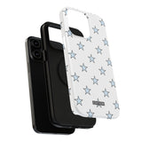 Blue and White Star Case