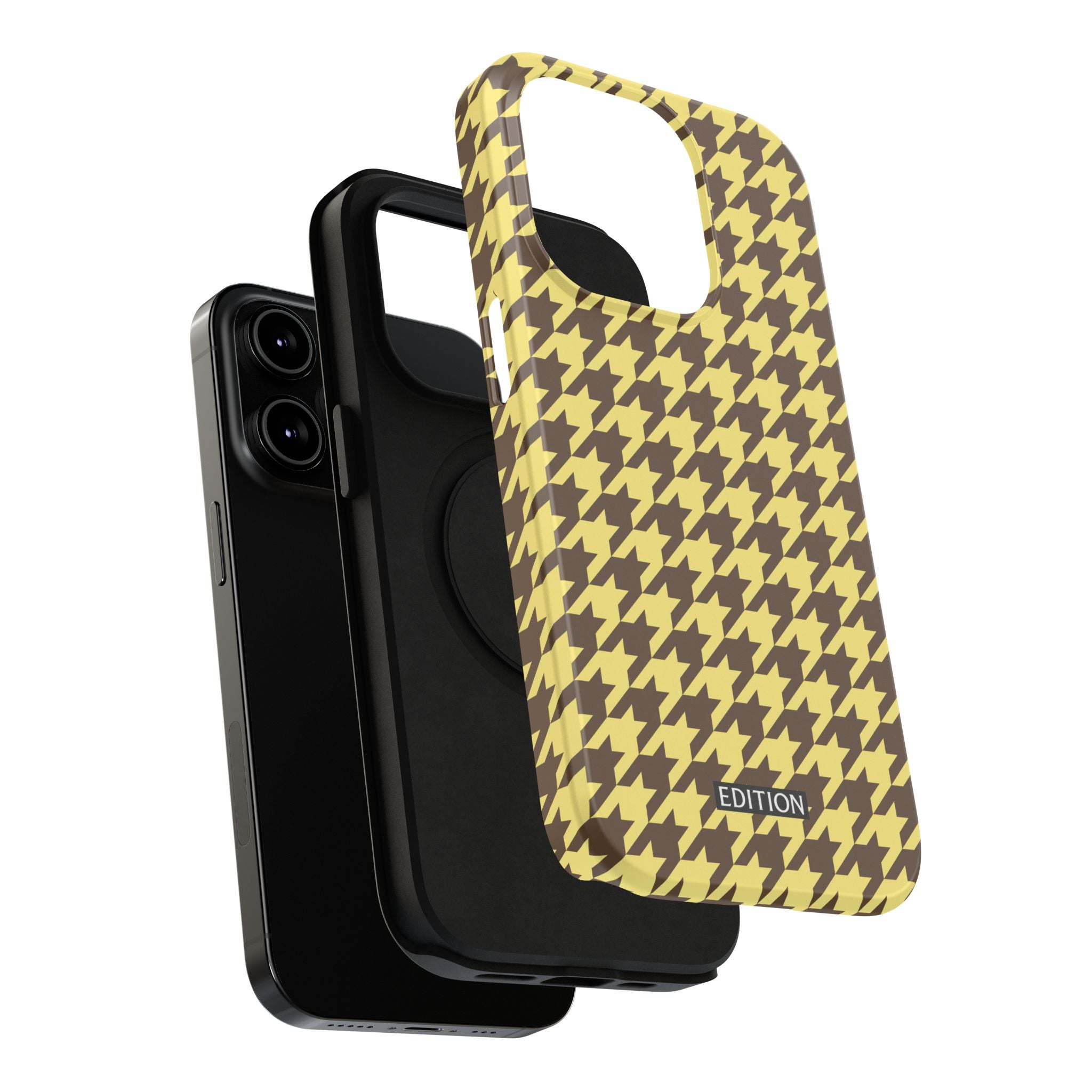 Banana Split Houndstooth Case