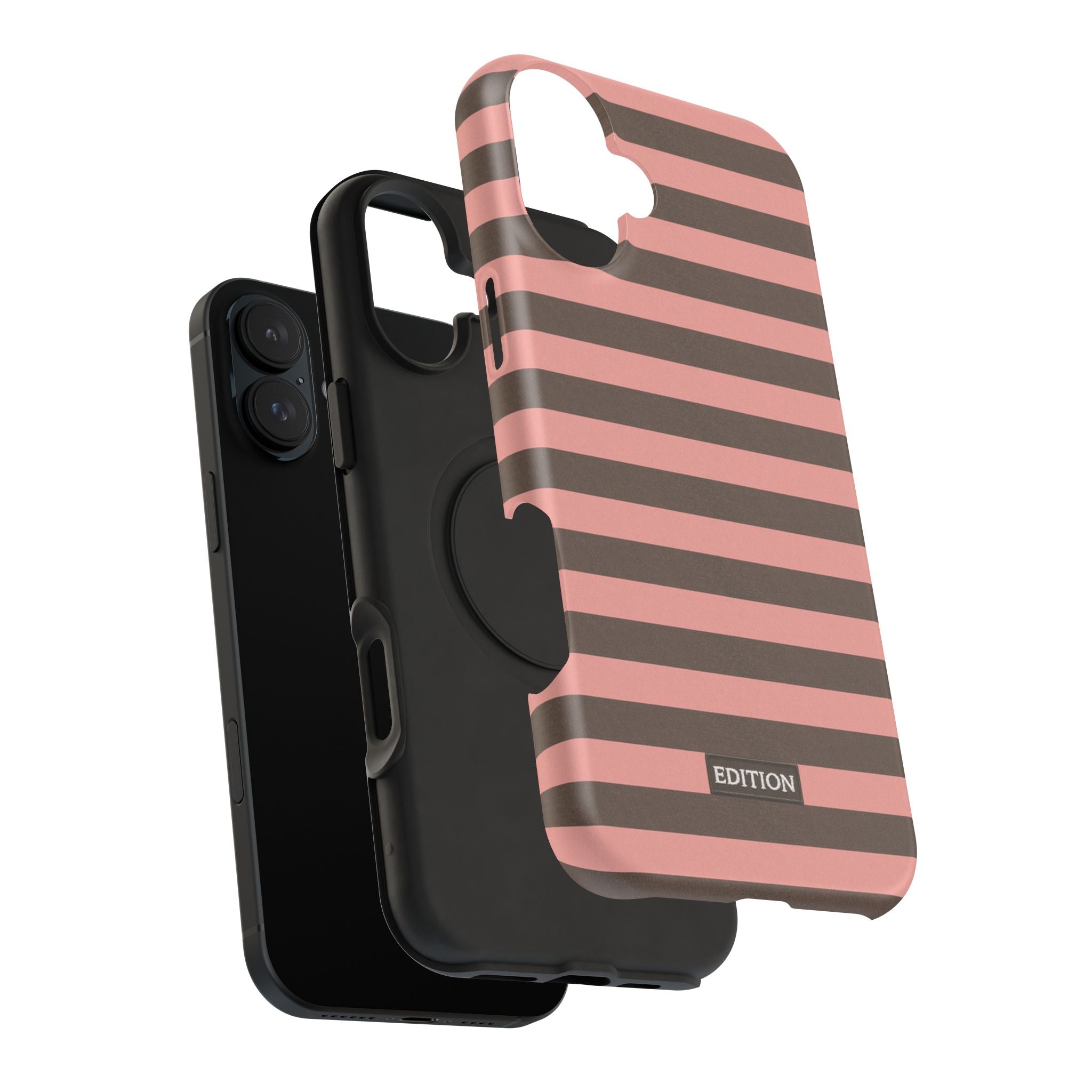 Peach Stripe Case