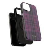Black and Pink Plaid Case