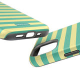 Teal Stripe Case