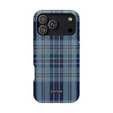 Navy Plaid Case