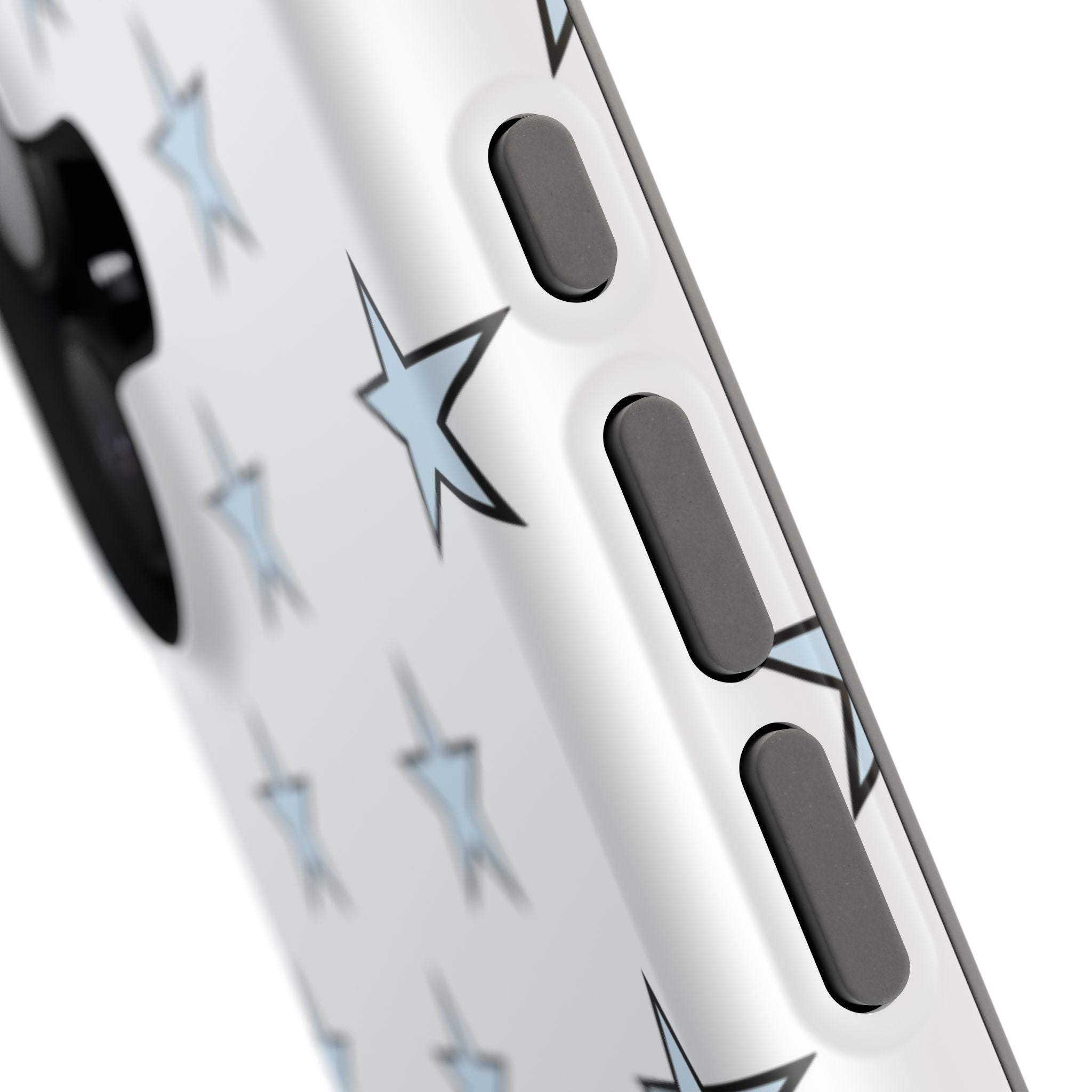 Blue and White Star Case