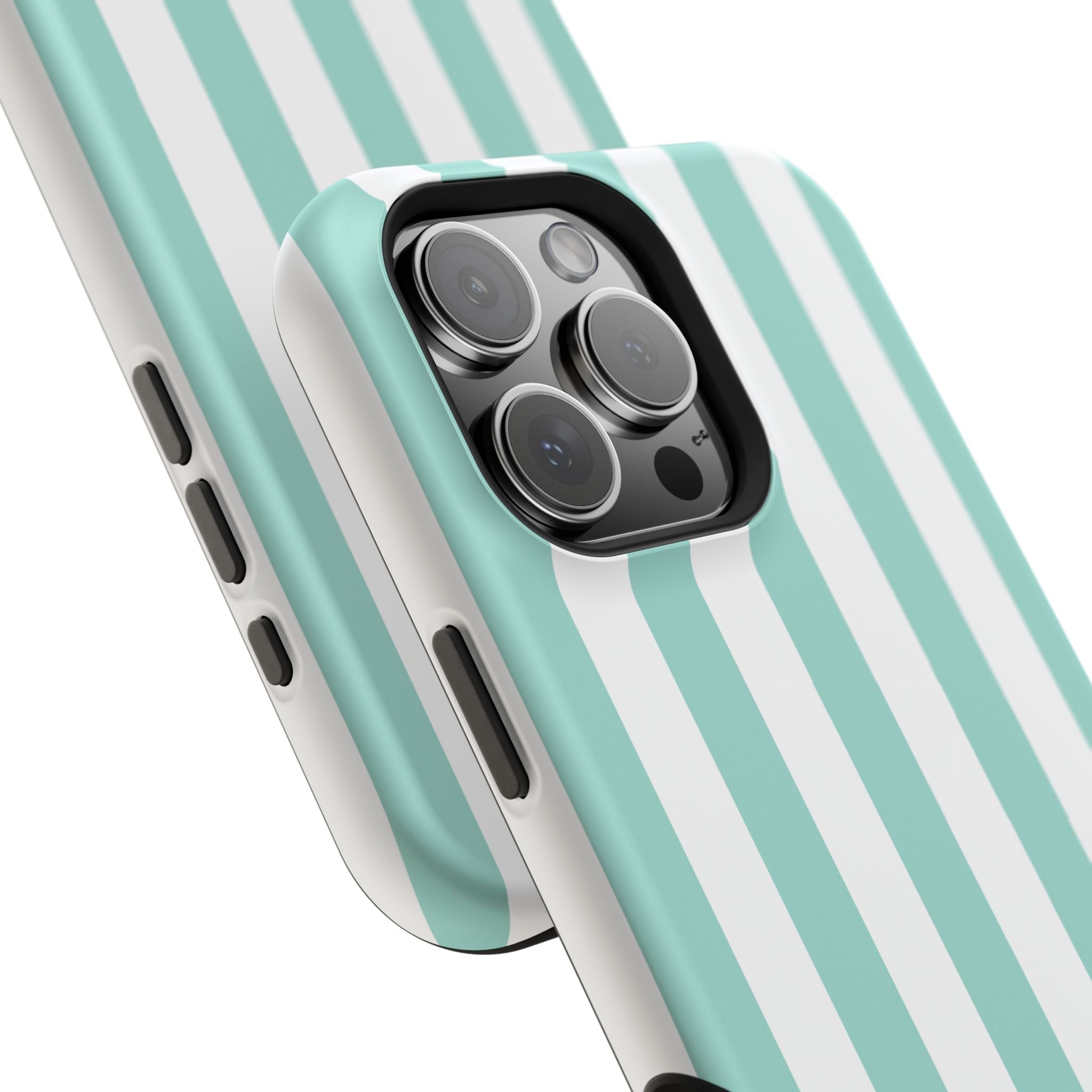 Teal Beach Stripe Case