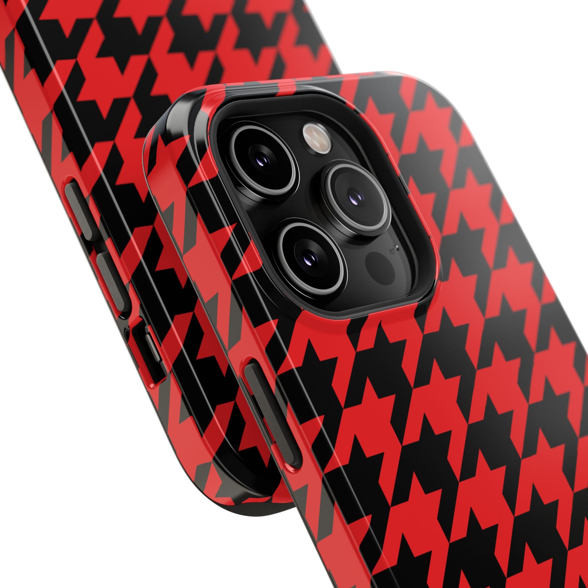 Red Houndstooth Case