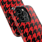 Red Houndstooth Case