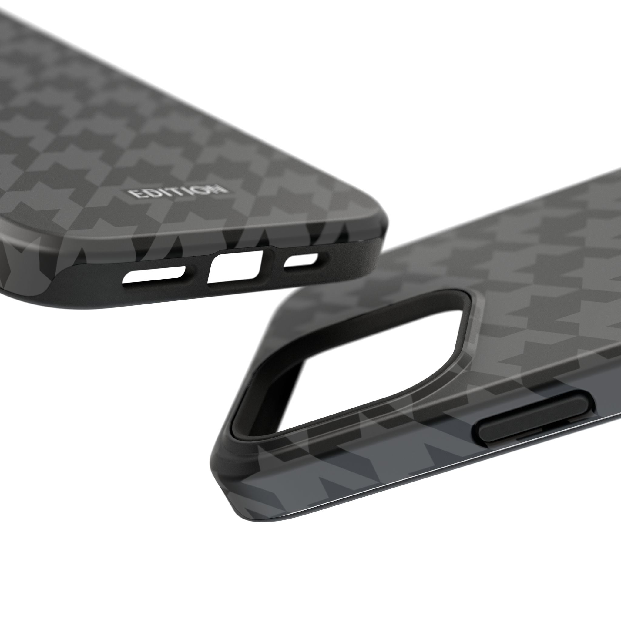 Grey Houndstooth Case