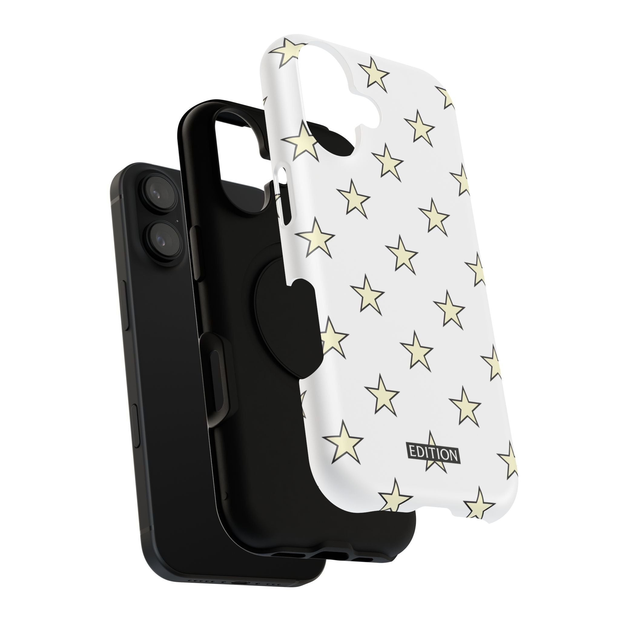 Yellow and White Star Case
