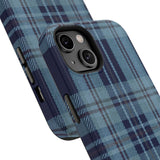 Navy Plaid Case