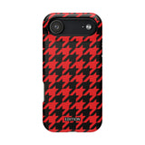 Red Houndstooth Case