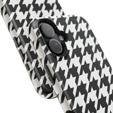 Black and White Houndstooth Case