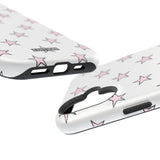 Pink and White Star Case