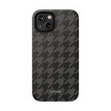 Grey Houndstooth Case