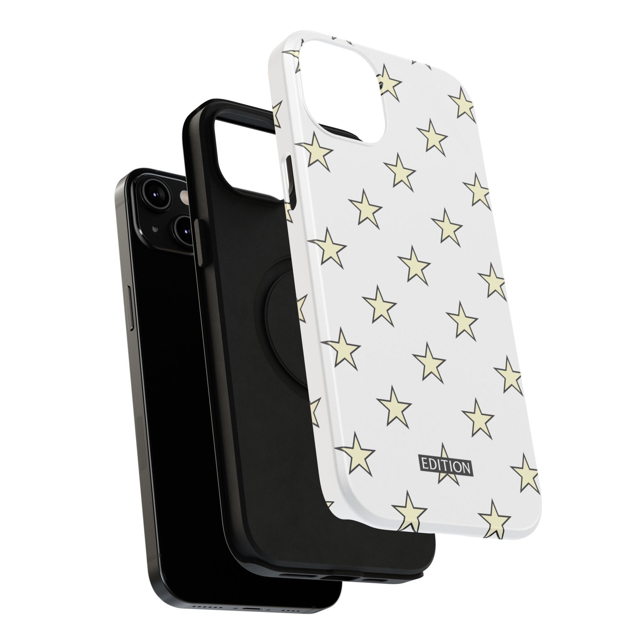 Yellow and White Star Case