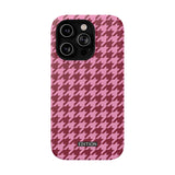 Raspberry Sorbet Houndstooth Case