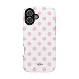 Pink and White Polka Dot Case