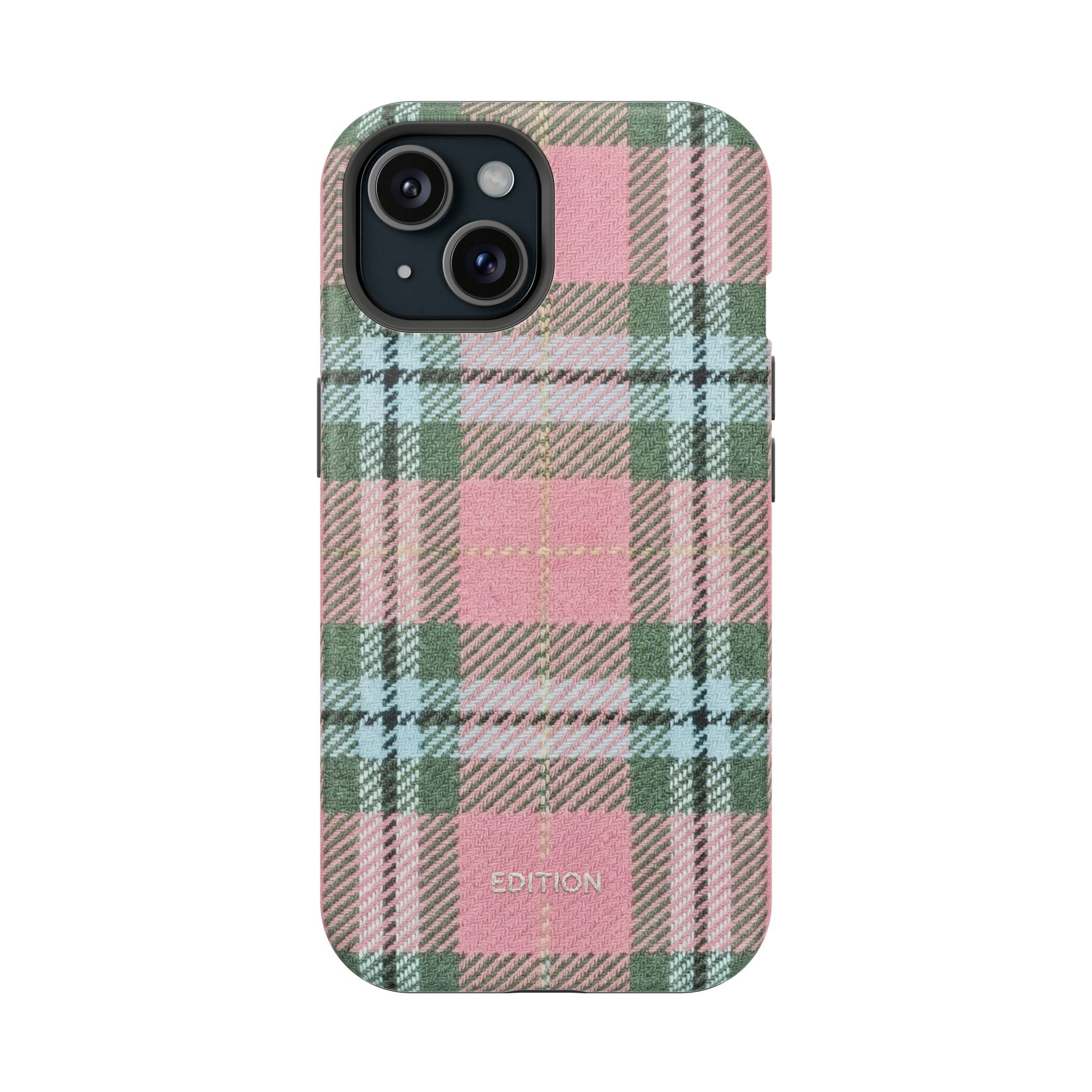 Baby Pink Plaid Case