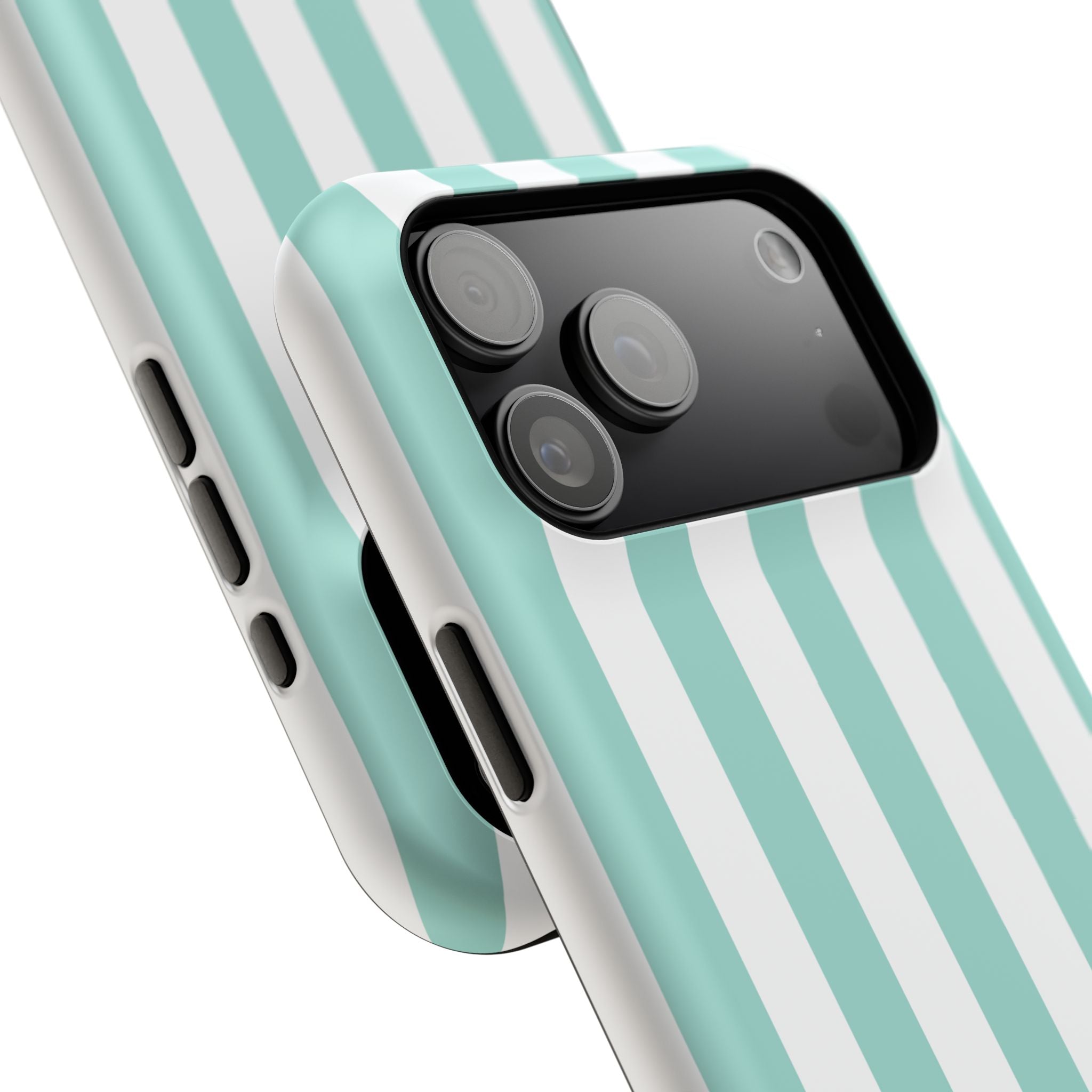 Teal Beach Stripe Case