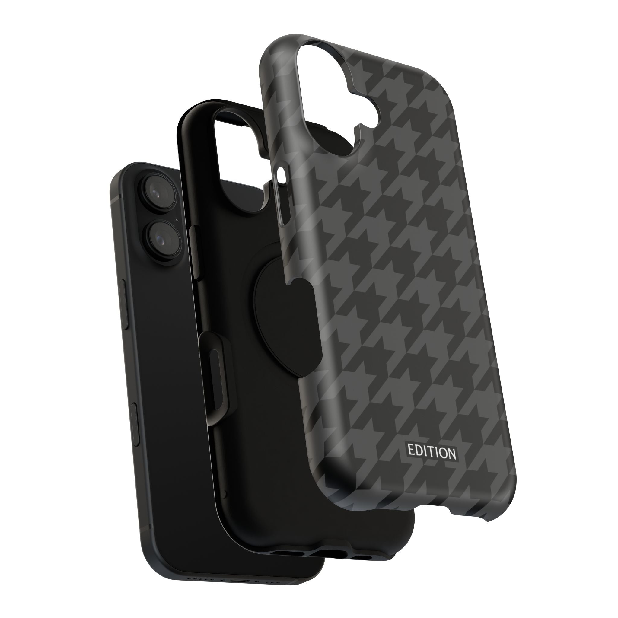 Grey Houndstooth Case