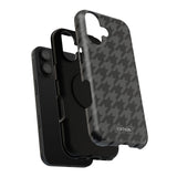 Grey Houndstooth Case