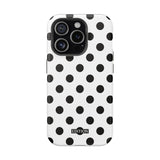 Black and White Polka Dot Case