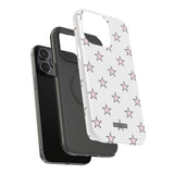 Pink and White Star Case
