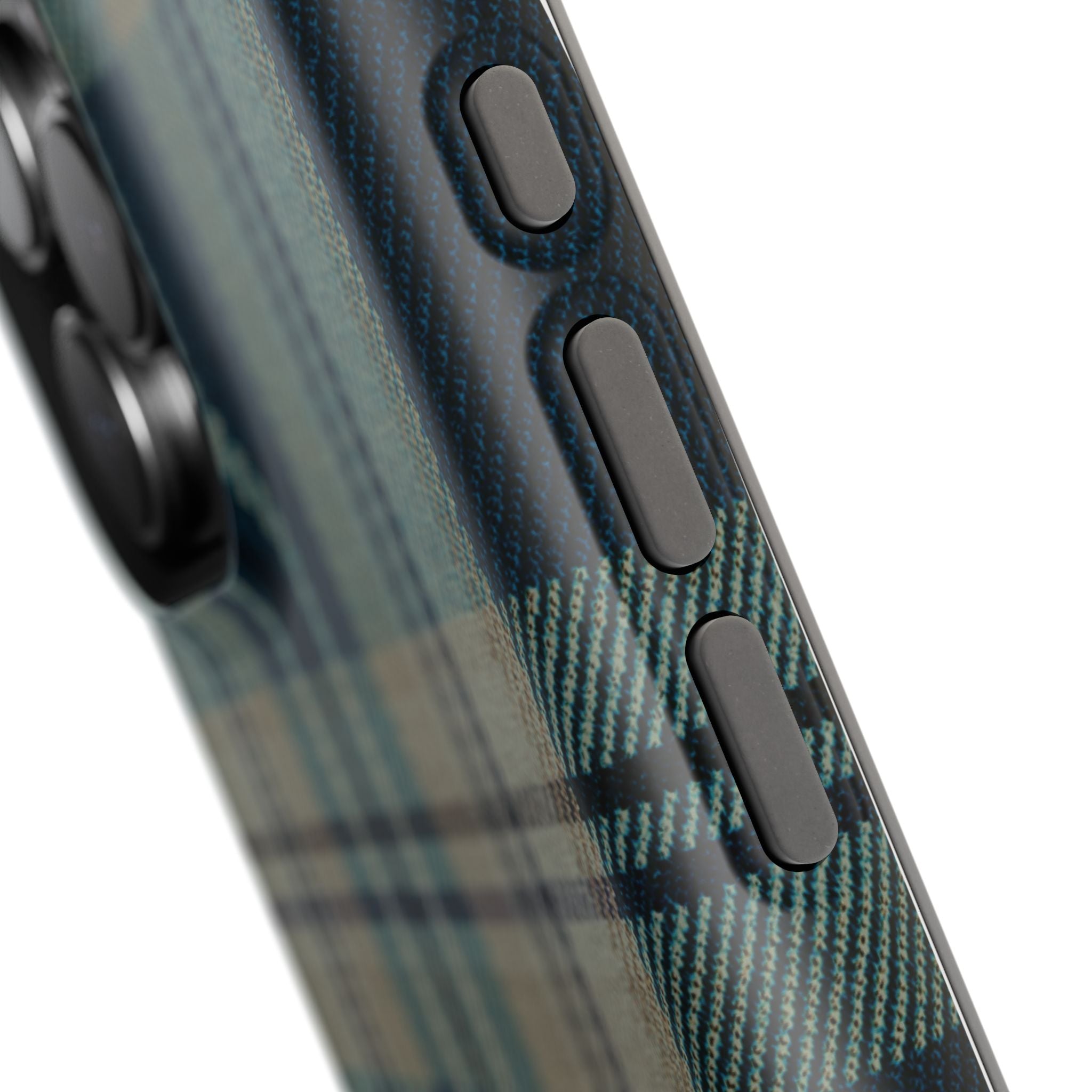 Green and Blue Plaid Case