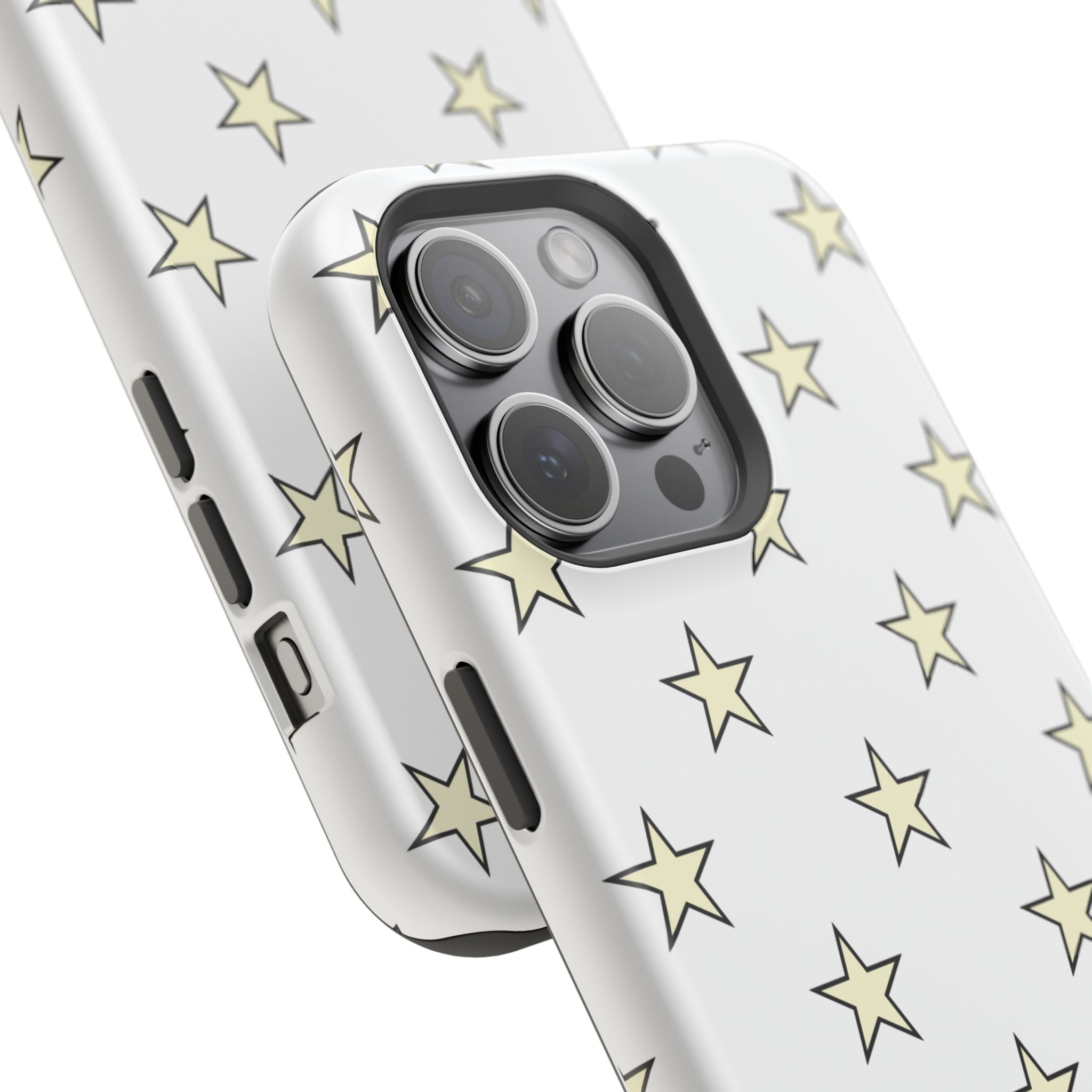 Yellow and White Star Case