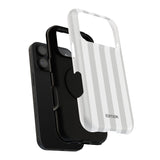 Grey Beach Stripe Case