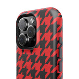 Red Houndstooth Case