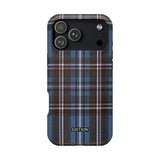 Blue and Pink Plaid Case