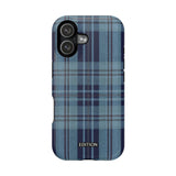 Navy Plaid Case