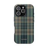 Green and Blue Plaid Case